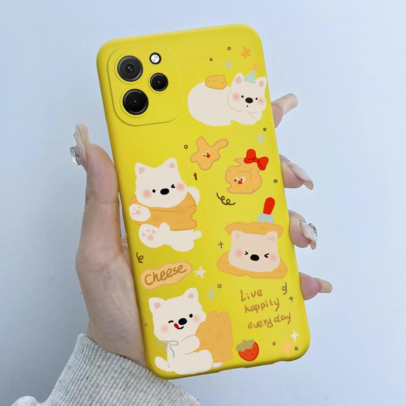 Чехол для Huawei Nova Y61 Мягкий силикон ТПУ Милый Чехол-бампер с Пандой для Huawei Nova Y 61 62 Y61 Y62 Plus Чехол NovaY61 Fundas