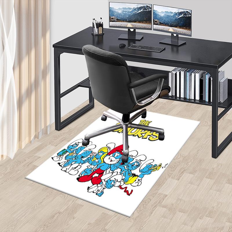 1pc Smurf Band Performance Carpet for Playroom Bedroom Living Room Sofa Home Decor,kids Game Area Rug Non-slip Floor Mat Y72399
