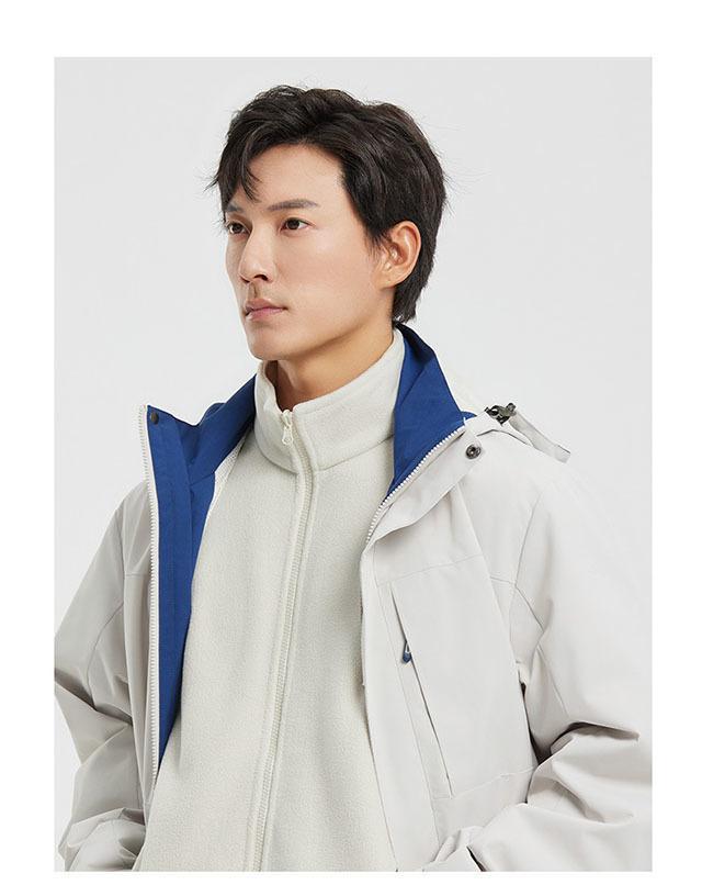 Куртка штормовая Duke с тремя степенями защиты и съемным внутренним слоем – Хлопковая куртка с логотипом на заказ, модная, для активного отдыха, альпинизма и велоспорта