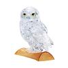 BEVERLY 42 Piece Crystal Puzzle Owl Clear