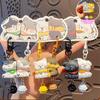 2Pcs/Set Resin Animal Keychain Mini Keychain Sets Creative Couple Pendant  Couple Gift