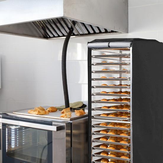 Крышка стойки для хлеба, крышка полки для хлебобулочных изделий с застежкой-молнией, водонепроницаемая пылезащитная крышка для противня, крышка для домашнего магазина