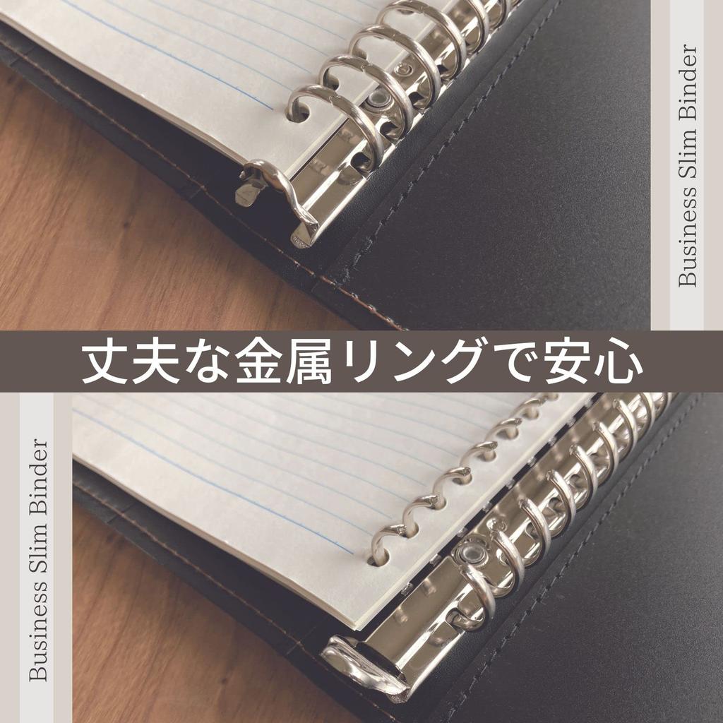 Raymay Fujii Папка-биндер на кольцах Business Slim A4 Черный QE1126B