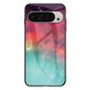 For Google Pixel 9/Pixel 9 Pro Case Starry Sky Pattern Tempered Glass Phone Cover