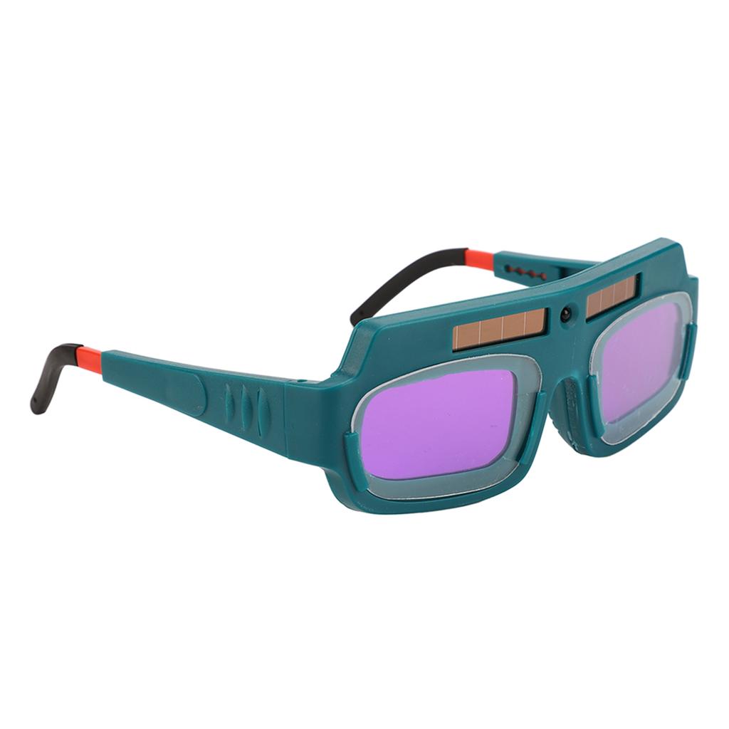 Solar Auto Darkening Welding Goggle Arc and Strong Light Protection Dimming Glasses Dark Green