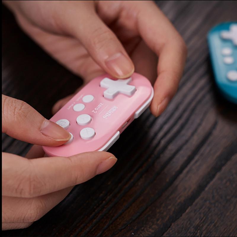 8bitdo Zero 2 беспроводной Bluetooth-совместимый геймпад с мини-ручкой игровой контроллер мобильного компьютера
