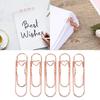 20pcs Pen Clips Metal Bookmark Paper Clip Stationery Tool Pen Holder Clips for Notebooks Book  