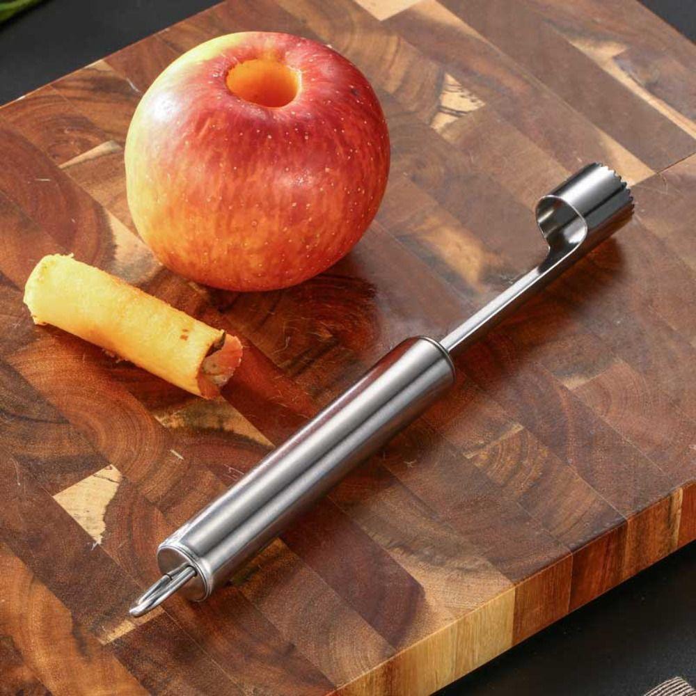 Stainless Steel Fruit Corer Silver Pear Corer Vegetable Tool Core Remover  Kitchen