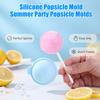 Silicone Lollipop Ice Cream Maker, Homemade Popsicle Molds, DIY Popsicle Maker for Kids, Lollipop Ice Cream Mold, Reusable Popsicle Molds