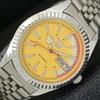 REFURBISHED VINTAGE SEIKO 5 AUTOMATIC 6309A JAPAN MENS YELLOW WATCH A440838-4 Sk-a440838