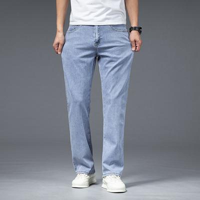 Новые Летние Брюки Микро-клеш в Американском Стиле, Джинсы Прямого Кроя