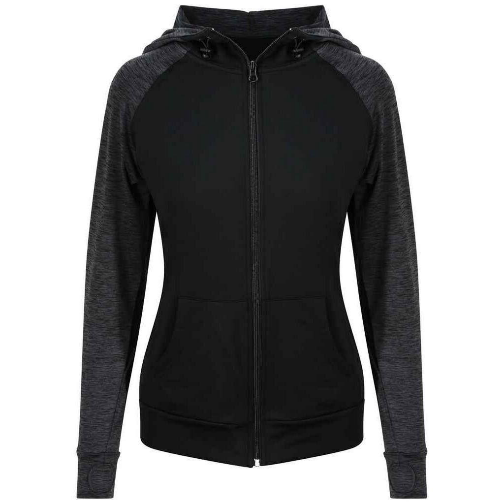 AWDis Cool Женская/дамская толстовка Zoodie Contrast Full Zip