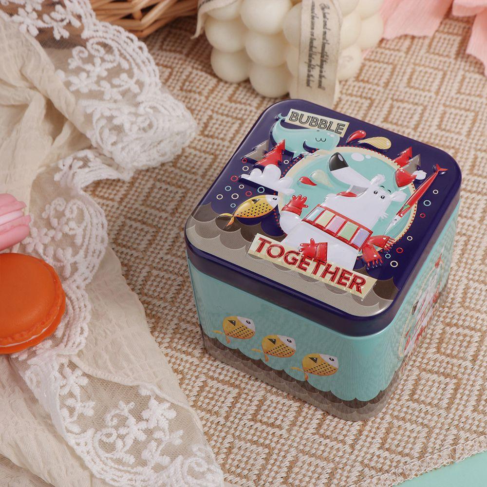 Изысканная подарочная коробка 3D мультфильм 3D коробка для хранения всякой всячины контейнер кейс жестяная коробка детские подарки