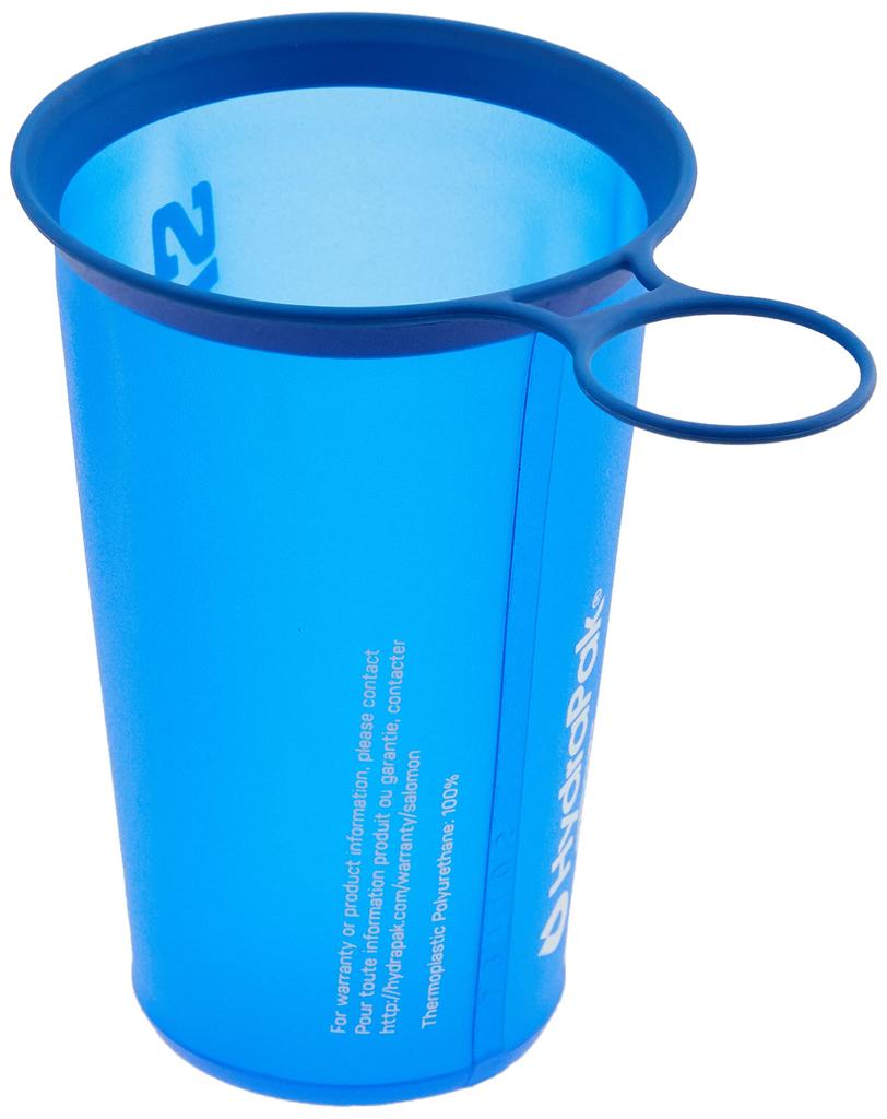 Бутылка для питья складная портативная бутылка для воды 2022 года модель SOFT CUP SPEED чашка скорость емкость LC1917600 бесплатно прозрачный синий [Salomon] 150 мл/5 унций (Мягкий