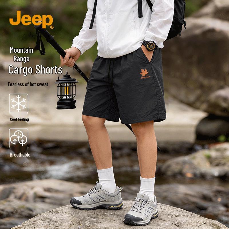 JEEP Men's Summer Lightweight Quick-Dry Sport Shorts
