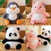 Panda Cute Cartoon Penguin Pink Pig Plush Toys Dolls Girls Kids Gifts Birthday