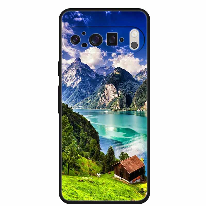 Phone Case For Google Pixel 10 Pro XL Back Cover Case Shockproof Black Silicone Soft Funda For Google Pixel 10 Pro Case 10Pro XL