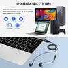USB-проводные наушники для с для веб-пульта и совместимые с с ПК/ноутбуком для хранения, микрофон, длина 2,3 м, внутриканальные, для удаленной работы,
