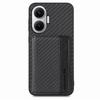 For Xiaomi Redmi Turbo 4 Pro 5G Case RFID Blocking Carbon Fiber Leather Phone Back Cover with Card Holder