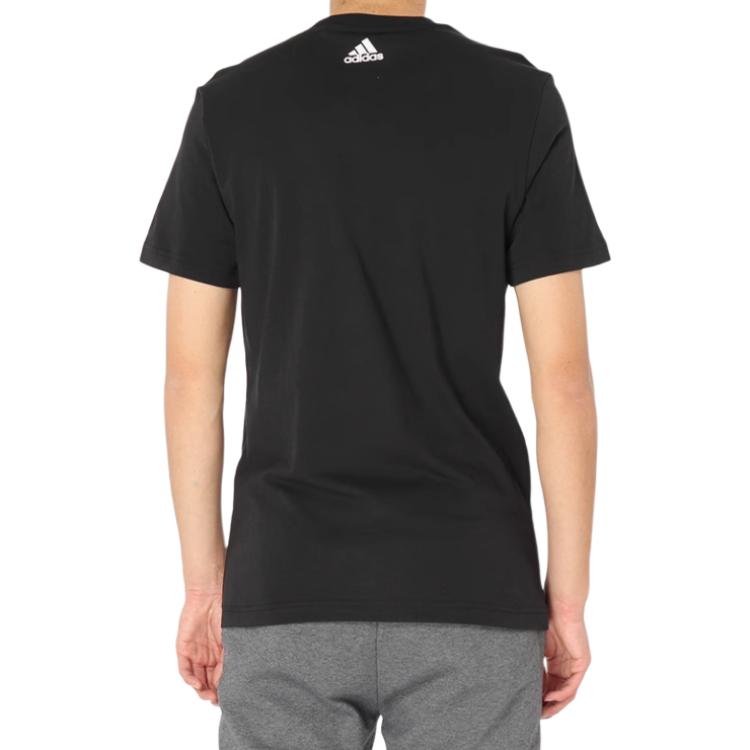 adidas Футболки Мужские Черные С Круглым Вырезом Средней Посадки DT2564