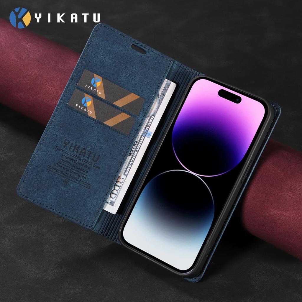 Деловой кожаный чехол для OPPO Realme 14 Pro Plus 14X 13 12 11 11X 10 10T 9 9i 8i 4G 5G Чехол-книжка с держателем для карт