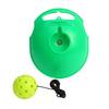 Portable Pickleball Trainer Rebound Ball Set with Anti-Slip Base Durable Elastic Strings Pickleball Training Tool