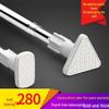 Thick Stainless Steel Telescopic Rod: Multi-Purpose Curtain, Shower, and Drying Rod, No Drilling Required