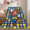 Super Mario Classic 2D Cartoon Flannel Blanket, Printed Pattern for Sofa Bed, Warm Picnic Travel Throw_LIAN