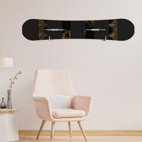 Настенный держатель Yousheng для сноуборда Настенная стойка-вешалка для скейтборда Прочный универсальный крюк для хранения в гараже для сноуборда лонгборда