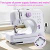 Portable Electric Sewing Machine Pro with 12 Stitches Patterns, Adjustable Speed, Overlock, Sewing Machine Parents, Beginners, Hobbyists, Lightweight