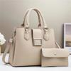 Новая однотонная сумка для мамы среднего возраста, модная сумка высокого уровня, сумка для отдыха, большая вместимость, сумка через плечо