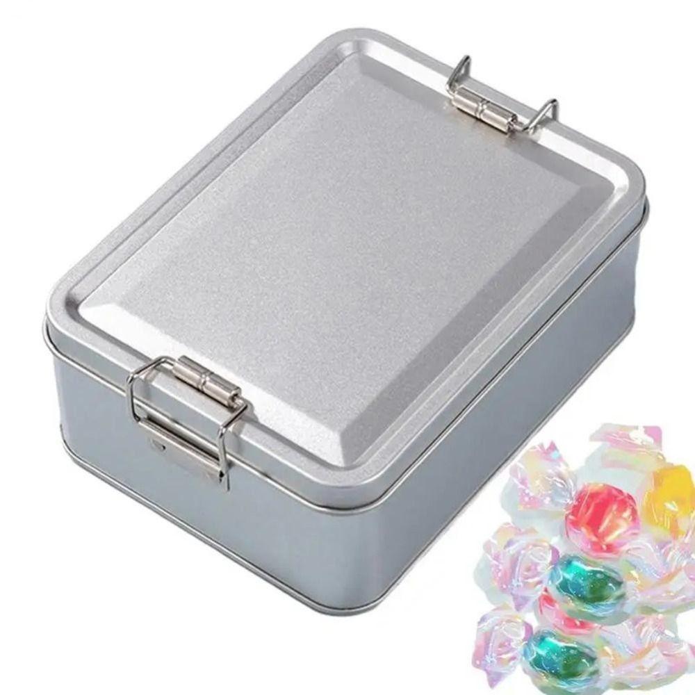 С крышкой прямоугольная железная коробка старомодная пряжка железная коробка новая коробка для конфет