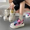 Little White Shoes Women's Spring New Student Ins Trendy Versatile Thick Baseplate Shoes Sports and Leisure Shoes