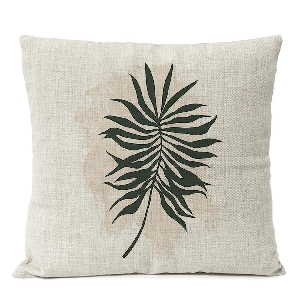 Nordic Home Decor Boho Geometric Pillow Cover Leaf Monstera Rainbow Sun Throw Pillow Case Art Simple Decorative Sofa Cushion