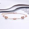 Roman Numerals Small Waist Bracelet Women's Simple Rose Ins Niche High-end Bracelet