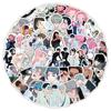 50 Korean Music & Anime Romantic Story Character Waterproof Stickers for iPad, Phone Case, Refrigerator, and Notebook.