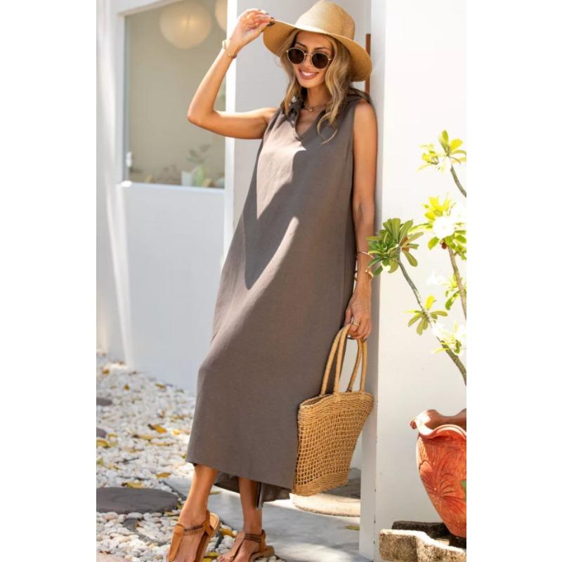 Платье без рукавов Платье без рукавов для женщин