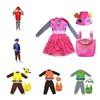 Children Paw Patrol Cosplay Custume Set Halloween Party Props Hat Backpack Gift