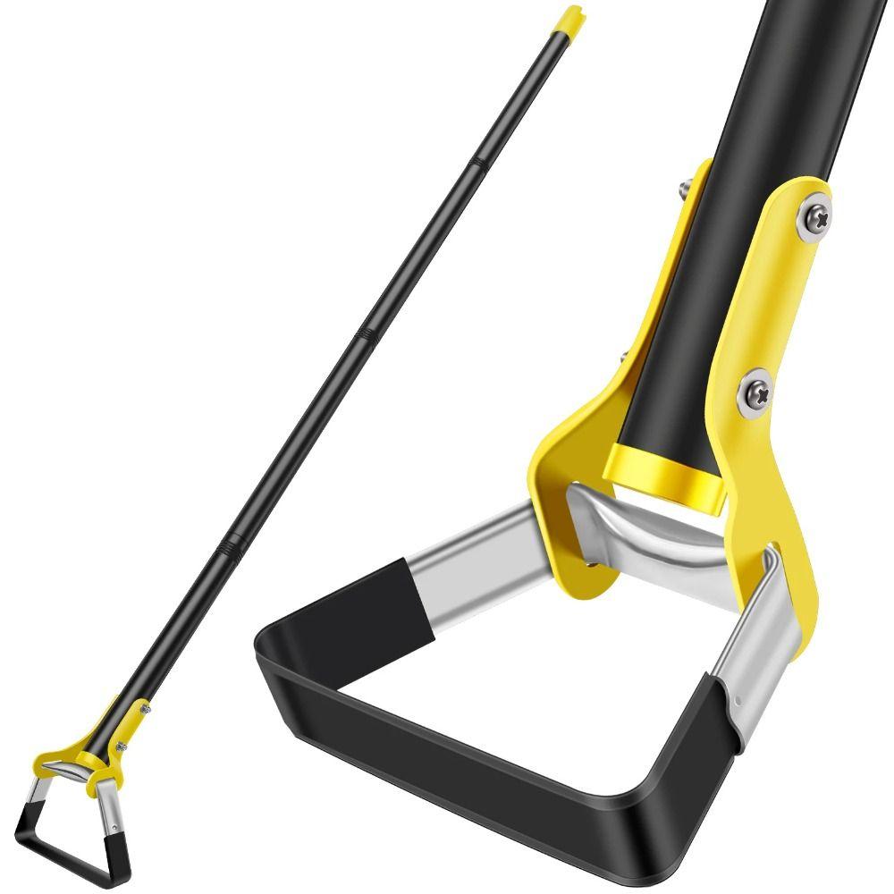 with Triangle Head Stirrup Loop Hoe Stainless Steel Stirrup Ring Hoe Garden Hula Hoes Gardening