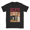 Забавная Музыка Nofx Футболка Топы Футболки для Мужчин Круглый вырез Чистый Хлопок Футболка Топы Футболки Короткий