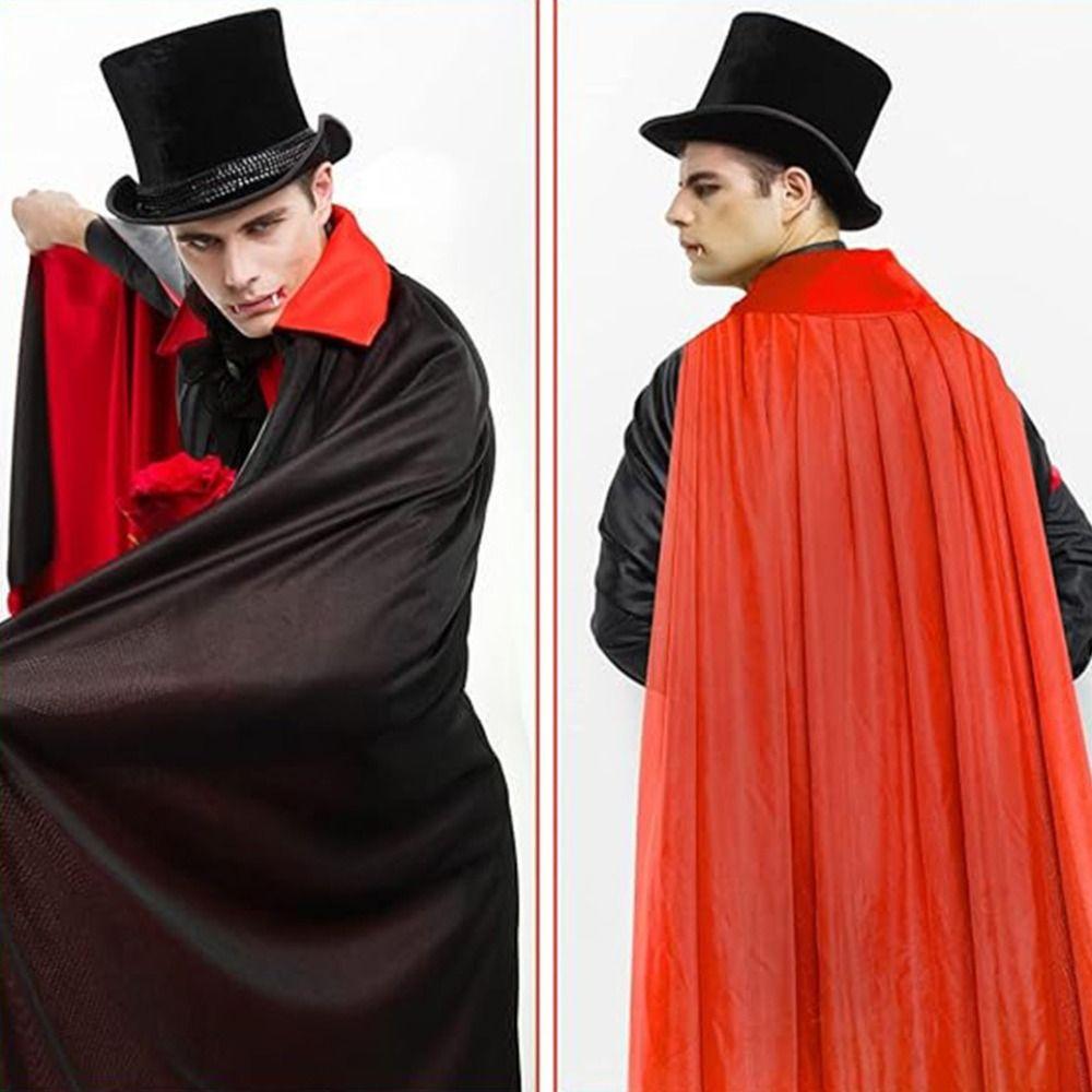 Stand Collar Halloween Cloak Witch Clothes Performance Costumes Wizard Robe Party