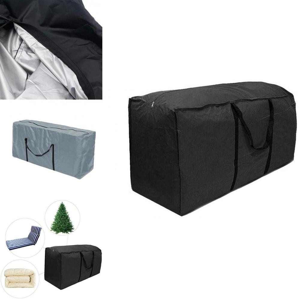 Lightweight Outdoor Cushion Waterproof Cover Large Capacity Waterproof Furniture Pouch