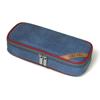 LOONLOON 672 Джинсовый пенал Индиго Синий Большой емкости Стильный джинсовый двухэтажный многофункциональный