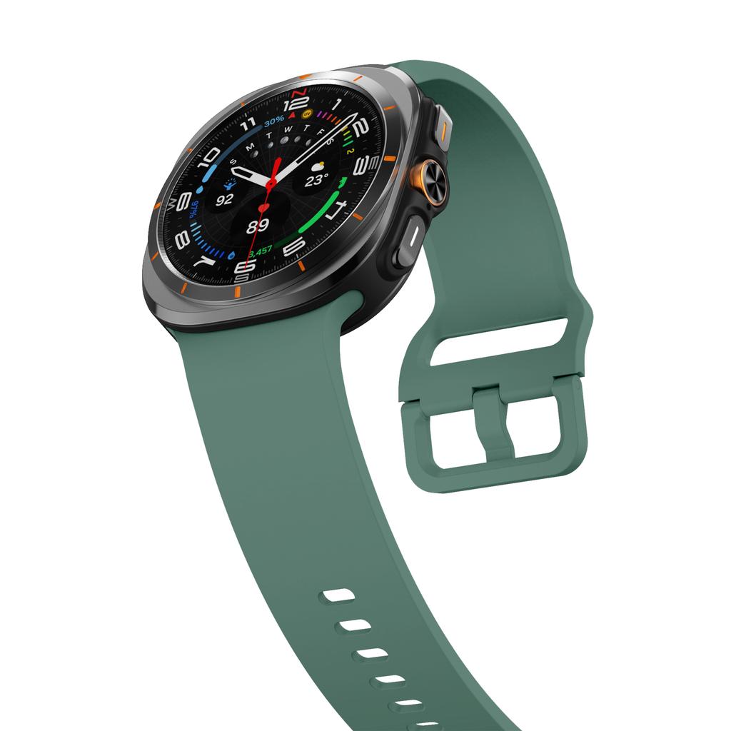 Спортивный мягкий силиконовый ремешок для Samsung Galaxy Watch Ultra 47 мм Браслет Аксессуары для ремешка Samsung Watch Ultra