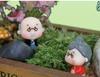 Cartoon Grandparents Miniature Dolls - Cute Micro Landscape Ornaments