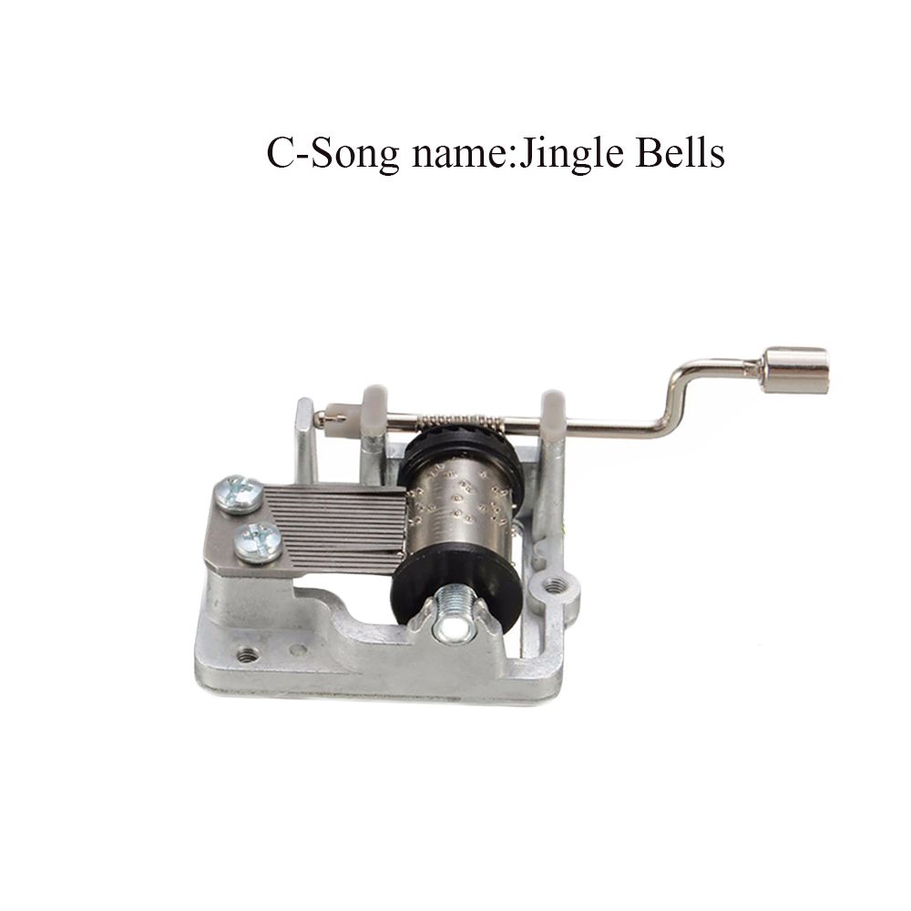 Favor Kids Craft Decor Collectibles Birthday Christmas Gift Christmas Song Hand Cranked Music Box