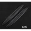 40.5 X 5CM 2/4pcs Car Front Rear Bumper Protector Guard Scratch Auto Rubber Sticker Black Universal Silane Trim Car