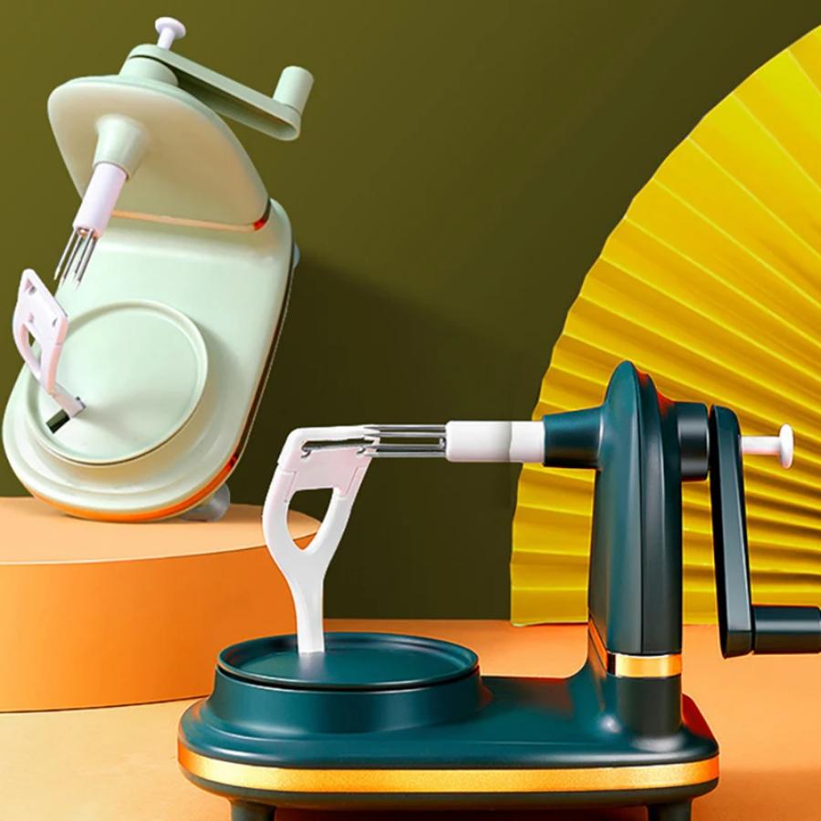 1 шт., домашняя машина для чистки яблок, прочный кухонный инструмент для яблок, картофеля, груш, идеальный инструмент для экономии времени для домашних поваров