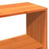 Solid Wood Bed without Mattress Wax Brown 150 x 200 cm Pine Wood