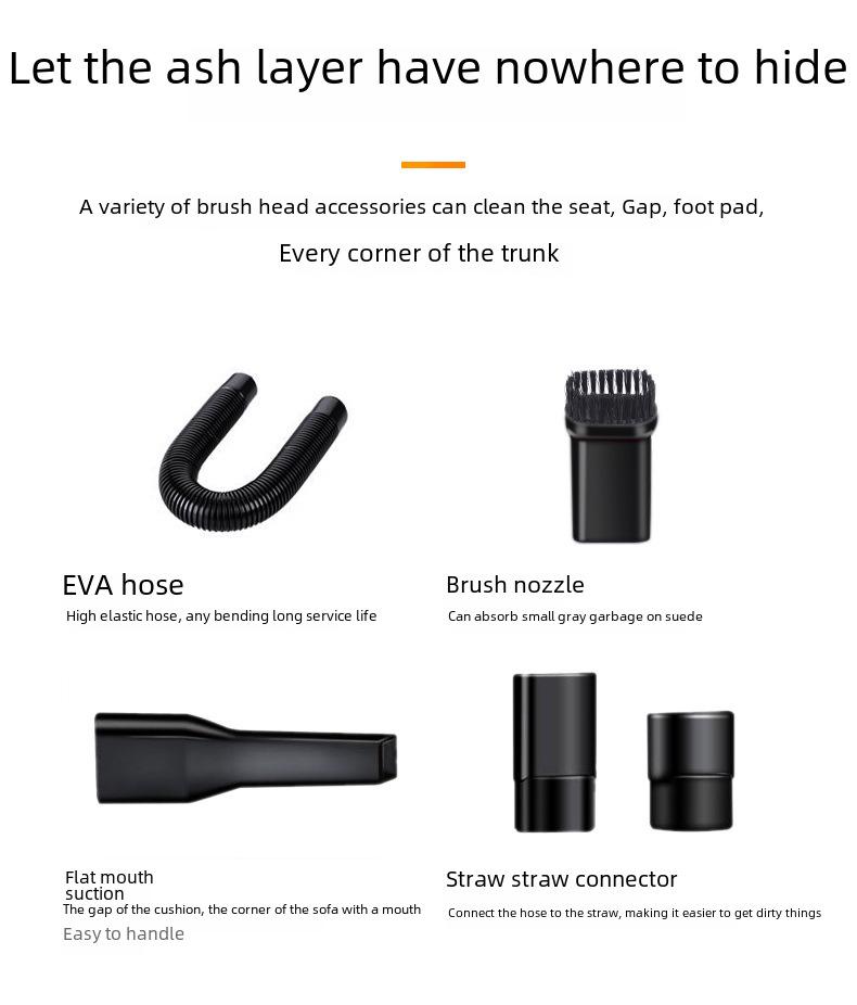 Мощный портативный ручной автомобильный пылесос: Супермощный мини-пылесос